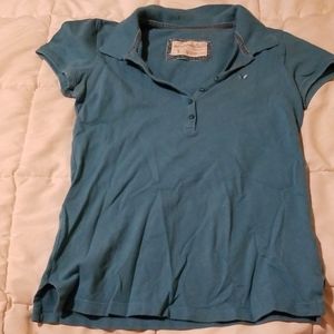 Teal Aeropostale polo